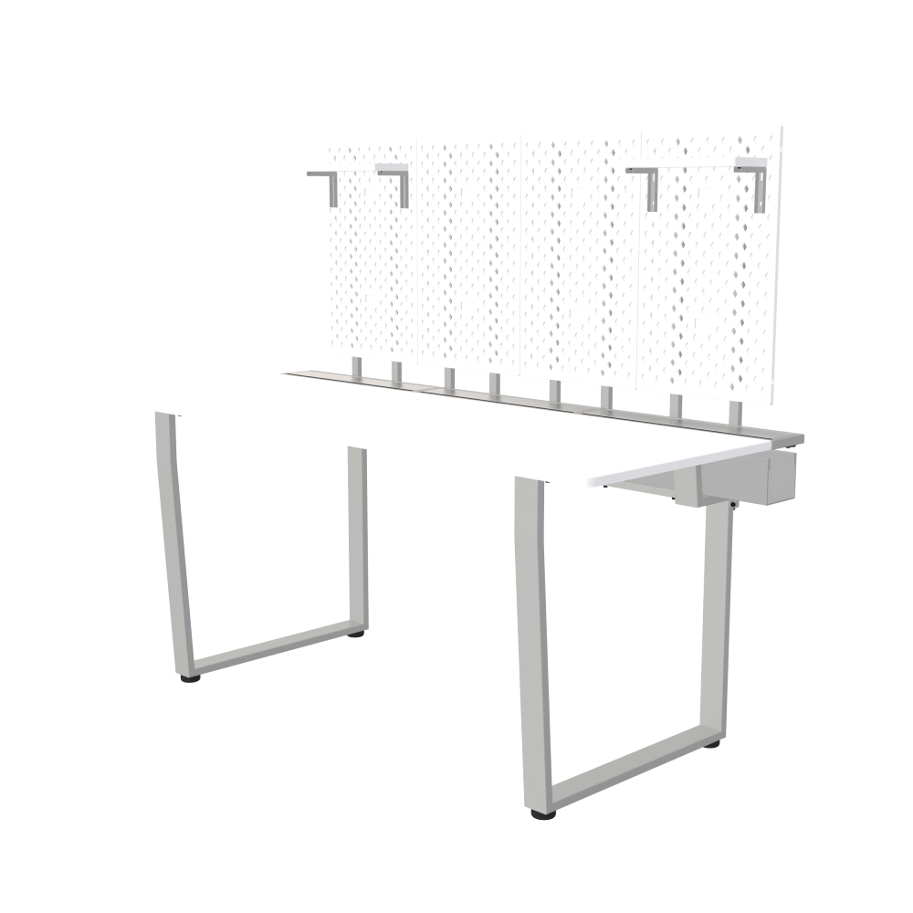  DEZCTOP Bifrost 160 Gaming Computer Desk with Pegboard