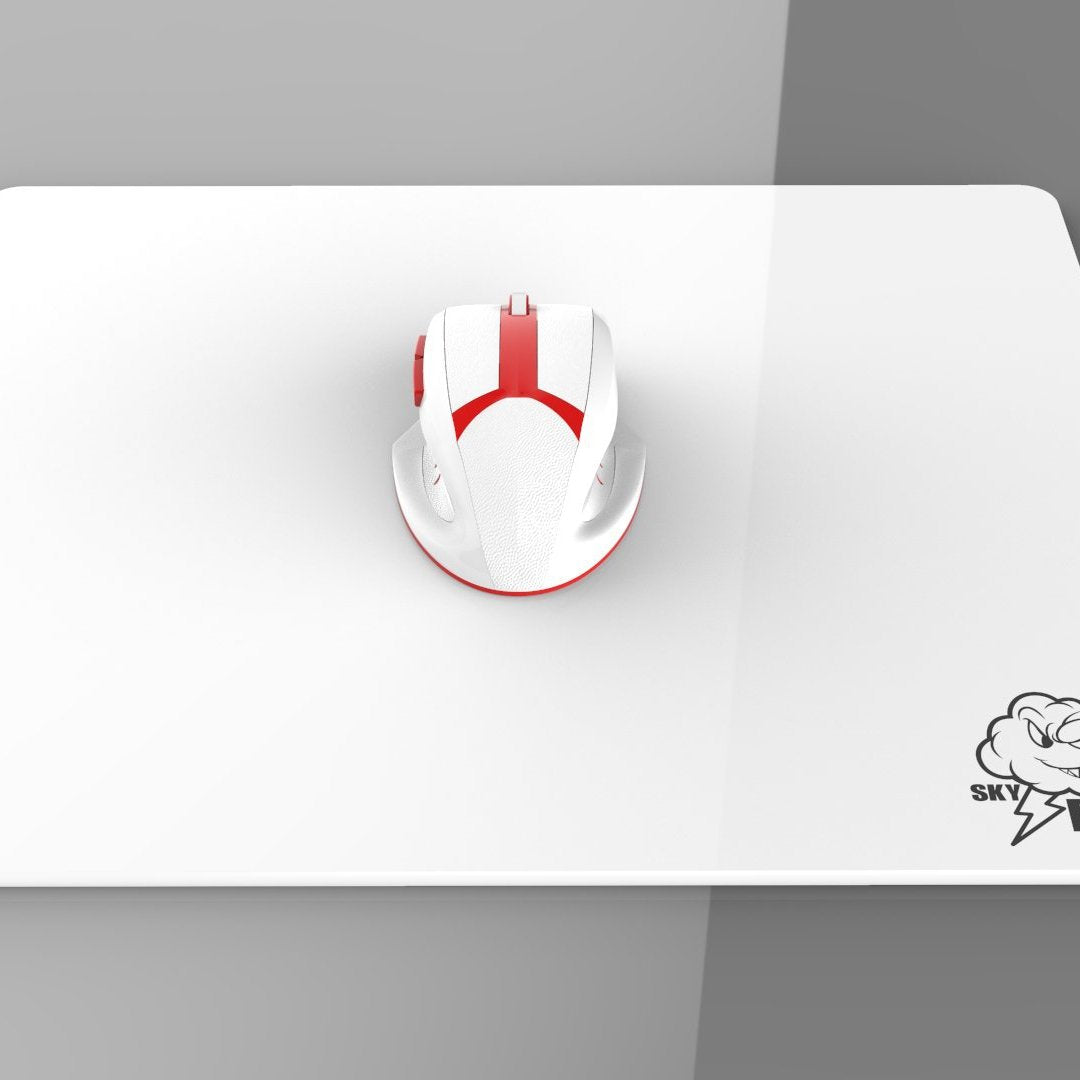 SkyPad White Glass 2.0 Mousepad